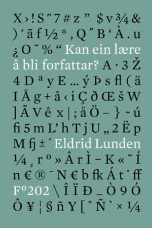 Kan ein lære å bli forfattar?