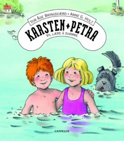 Karsten og Petra vil lære å svømme