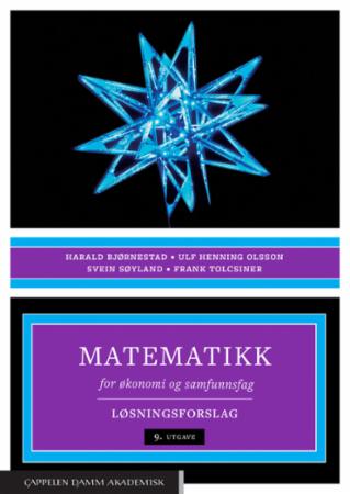 Matematikk for økonomi og samfunnsfag