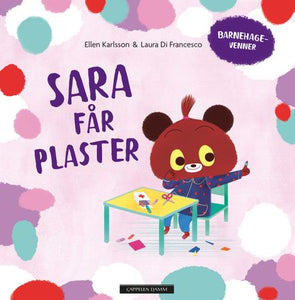 Sara får plaster