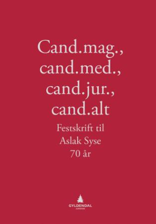 Cand.mag., cand.med., cand.jur., cand.alt