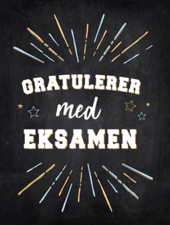 Gratulerer med eksamen